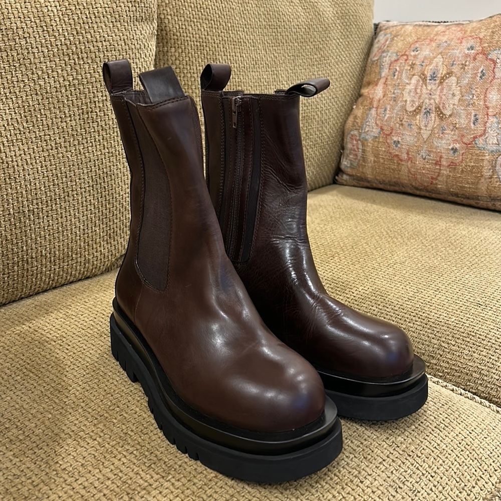 NWOT Jeffery Campbell lug sole boots